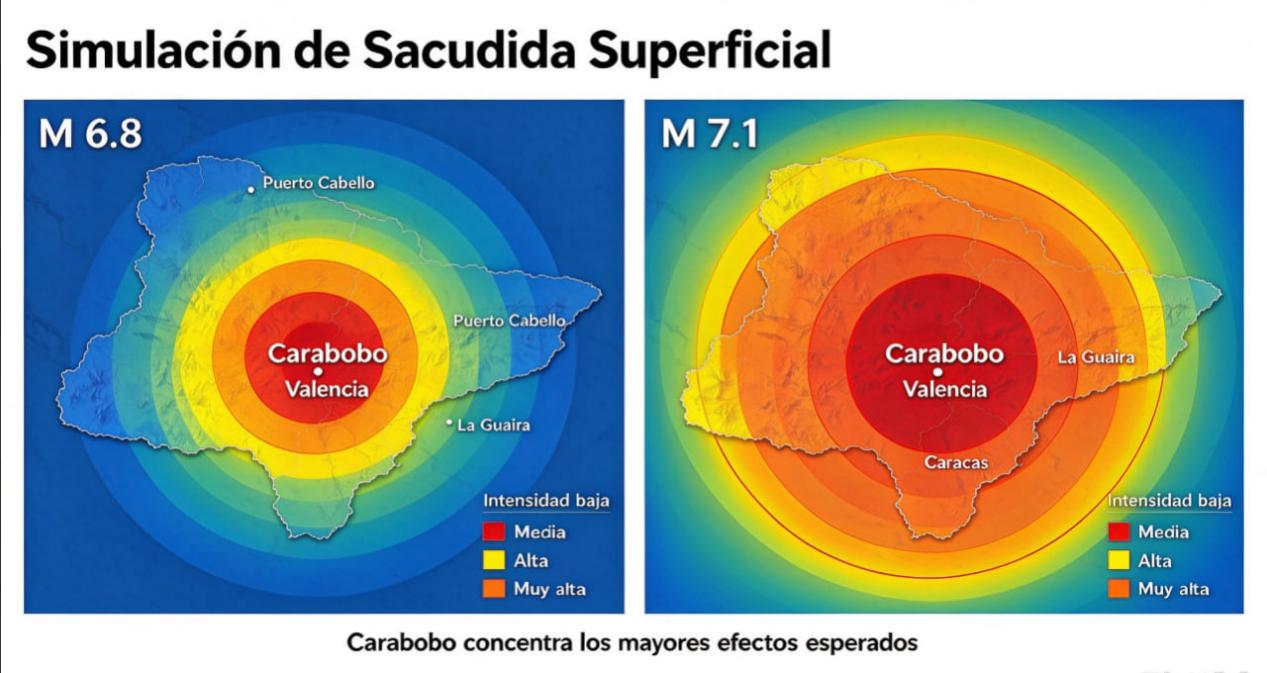 Gráfico de la zona prioritaria publicado en el comunicado conjunto FUNVISIS · ISC